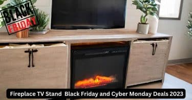 Fireplace TV Stand Black Friday