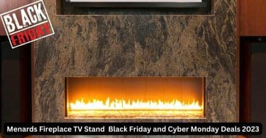 Menards Fireplace TV Stand Black Friday